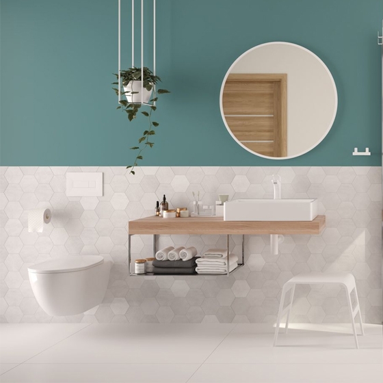 Deante Инсталляция для унитаза, кнопка белая