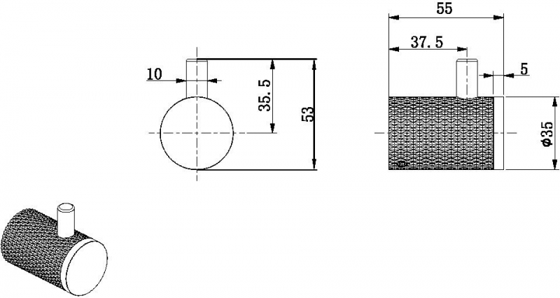 Крючок Allen Brau Priority 4.0  графит браш