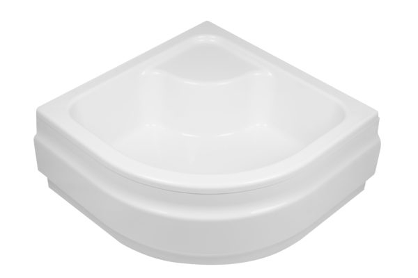 Поддон полукруглый с ножками  и панельюDeante Deep