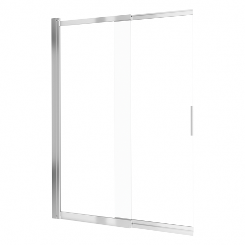 Deante Prizma Штора на ванну, стекло прозрачное, 100*140 см