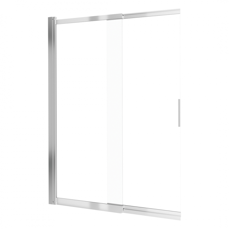 Deante Prizma Штора на ванну, стекло прозрачное, 100*140 см