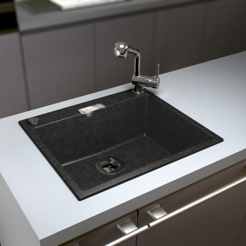 Кухонная мойка Tolero Loft TL-580 №911 (черный)