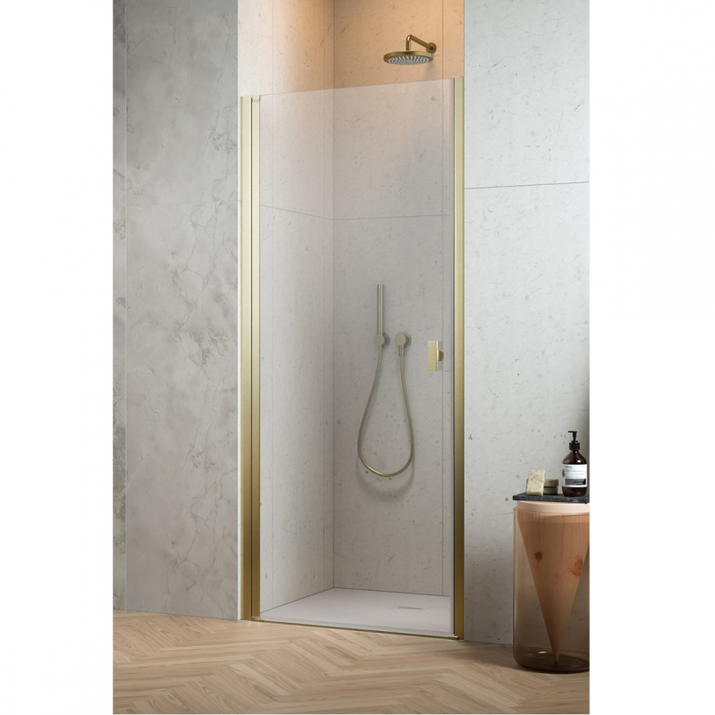 Душевая дверь RADAWAY NES BRUSHED GOLD DWJ I