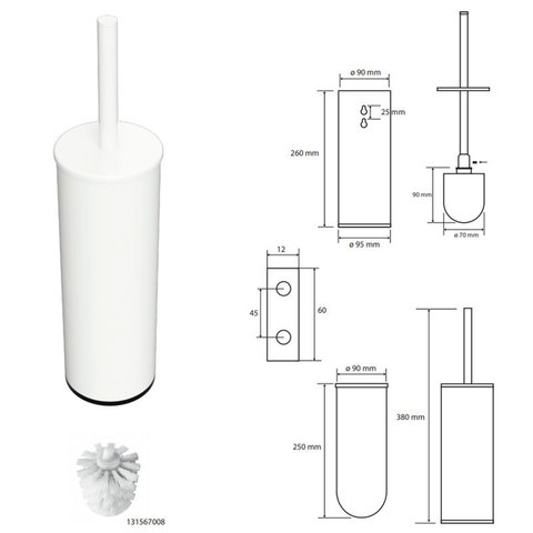 ЁРШИК BEMETA WHITE 