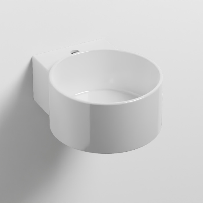 Подвесная раковина Cielo Sella 40x48,5xH20,5 cm bianco gloss white