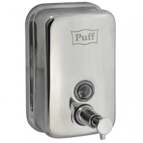 Дозатор для жидкого мыла Puff-8605 нержавейка,  500мл (глянец)