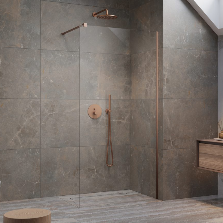 Душевое ограждение RADAWAY MODO NEW BRUSHED COPPER II