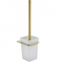 Настенный ёршик для унитаза Grocenberg, золото брашированное