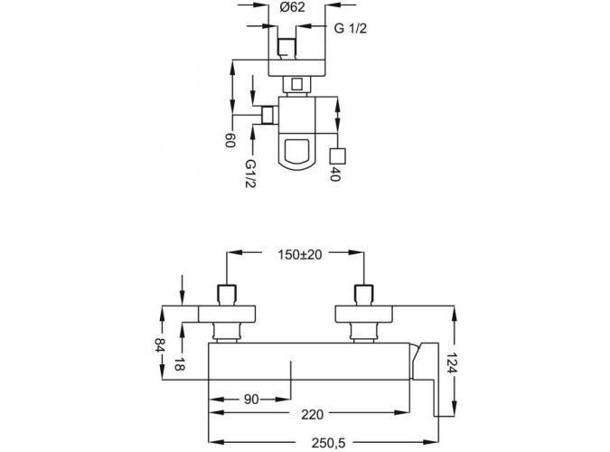 Смеситель для душа Cezares LEVICO 