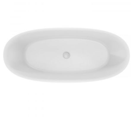 Ванна акриловая AQUAme 168*75 в комплекте с сифоном