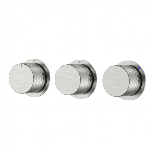 Смеситель встроенный STICK DIAMOND NICKEL BRUSH 3-х режимный
