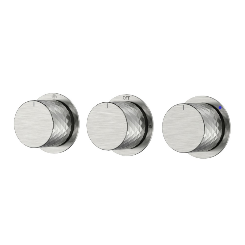 Смеситель встроенный STICK DIAMOND NICKEL BRUSH 3-х режимный
