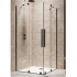 Душевой уголок Radaway Furo KDD, H-200 см профиль черный