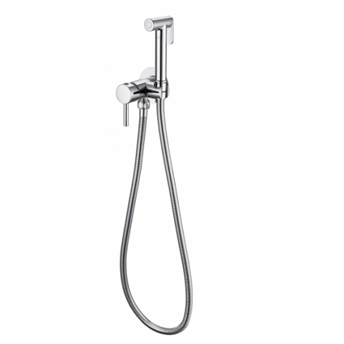 Смеситель встраиваемый с гигиеническим душем Grocenberg  Хром