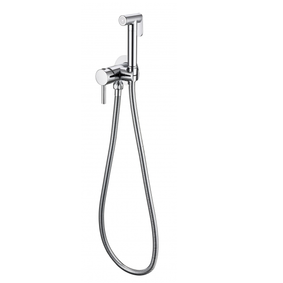 Смеситель встраиваемый с гигиеническим душем Grocenberg  Хром