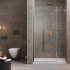 Душевая дверь radaway ESSENZA PRO 6 BRUSHED COPPER DWJ