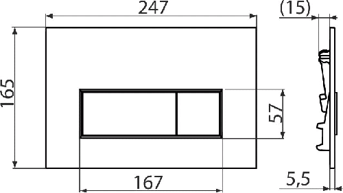 Сет 4в1 система инсталляции AlcaPlast