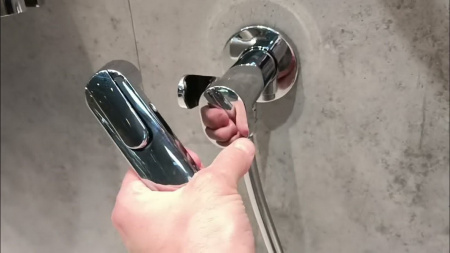 Гигиенический душ Hansgrohe Bidette S, EcoSmart, держатель и шланг 125 см, хром