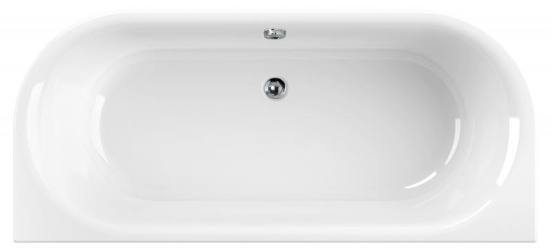 Акриловая ванна Cezares METAURO Wall 180x80
