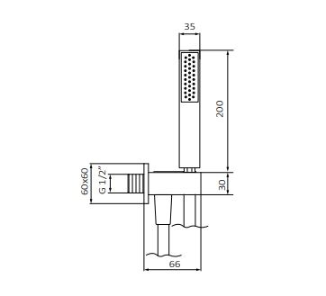 Ручной душ GRBMIXERS KALA 