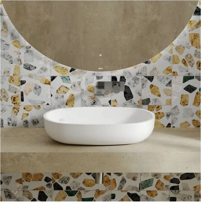 Умывальник накладной Salini Gloria 305 64*38,5*14,5 Solix матовый