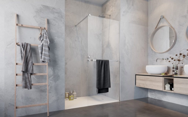 Душевое ограждение Modo New II с полотенцедержателем хром