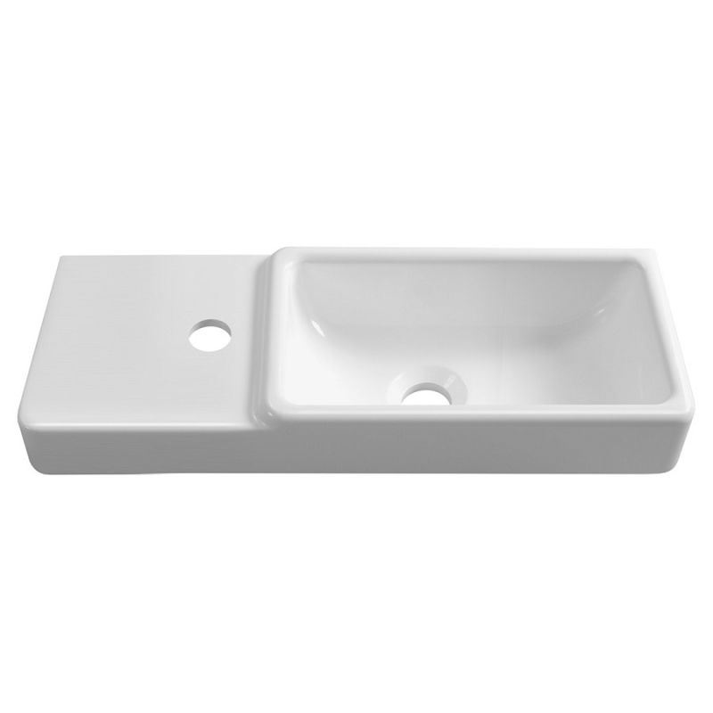 ТУМБА C УМЫВАЛЬНИКОМ BELUX ДАЛЛАС Н 55 БЕЛЫЙ ГЛЯНЦЕВЫЙ