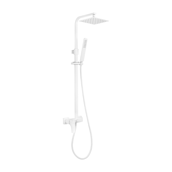 Deante Cascada Hiacynt Bianco Душевая колонна со смесителем для душа, белый