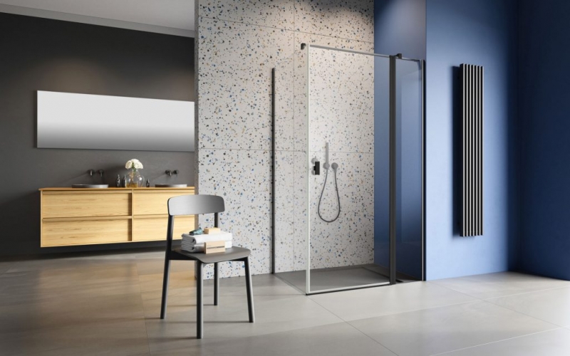 Душевая кабина Radaway Nes Black KDJ II стекло прозрачное