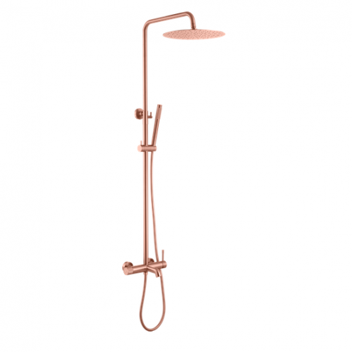 Душевая система наружного монтажа Boheme UNO Copper Brushed