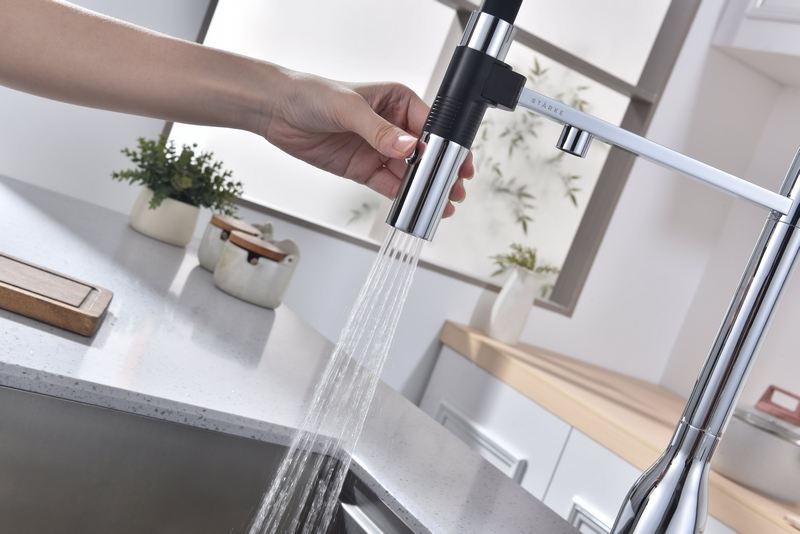 СМЕСИТЕЛЬ PAULMARK MAGNETO ONE ХРОМ/ЧЕРНЫЙ