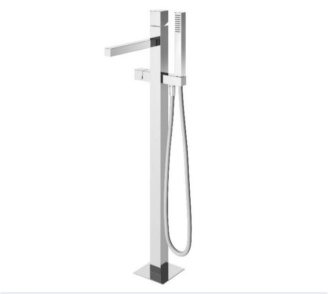 Смеситель для ванны напольный Escudo  Gunmetal