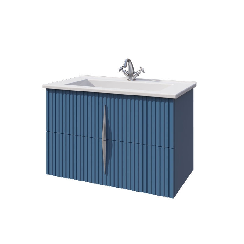 Caprigo NOVARA тумба с раковиной стекло-керамика 85, МДФ/Эмаль