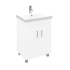 Тумба напольная Laparet NOVUS 60 под умывальник Cersanit COMO 60 белый глянец