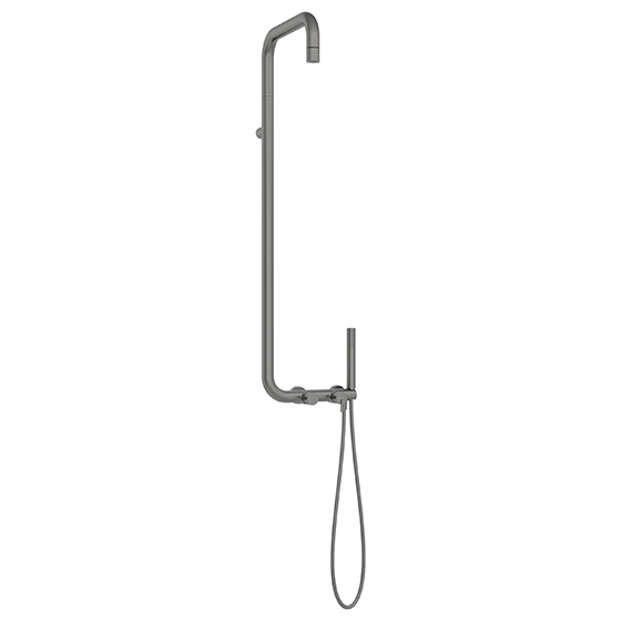 Deante Silia Душевая колонна со смесителем для душа, титаниум