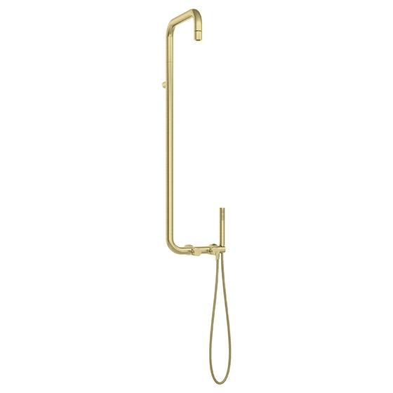 Deante Silia Душевая колонна со смесителем для душа, золото брашированное