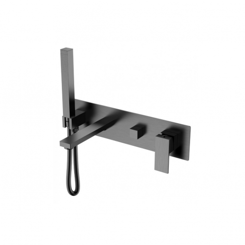 Смеситель скрытого монтажа для ванны Boheme Qubic 