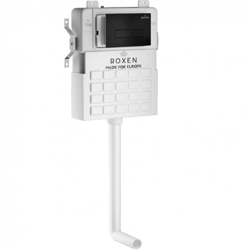 Комплект Roxen Attach 3в1 клавиша черный матовый для приставного унитаза