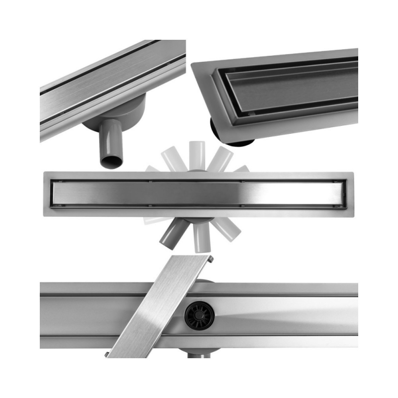 Трап душевой Calani Eco 360 Chrome 80 см