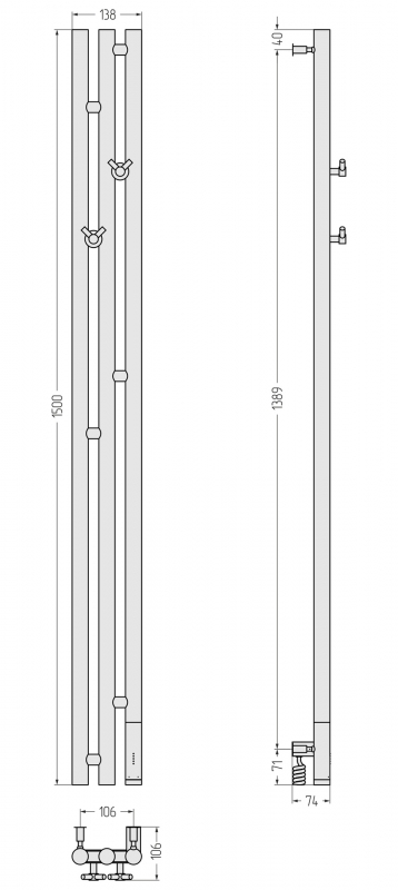 Сунержа Терция 3.0 1500х106 правый