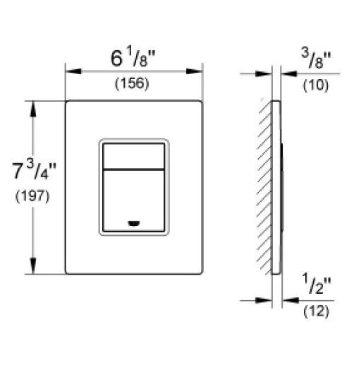 Кнопка смыва Grohe Skate Cosmopolitan матовое золото
