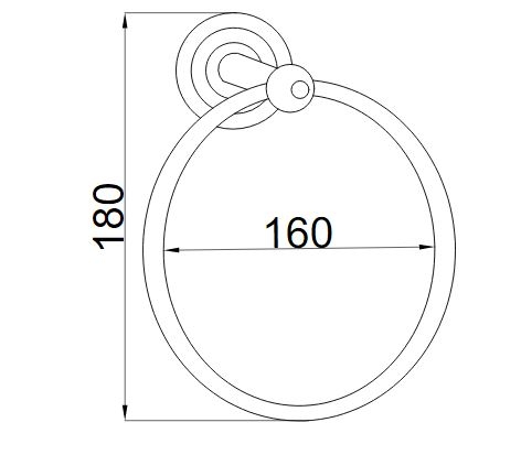Держатель для полотенца Boheme MEDICI