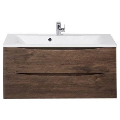 Тумба с раковиной BelBagno Marino, подвесная, Rovere Moro 