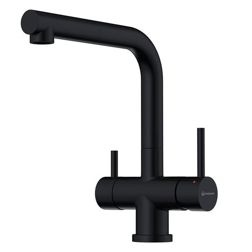 Смеситель для кухни Omoikiri Takamatsu-S-GB  с подключением для фильтра графит