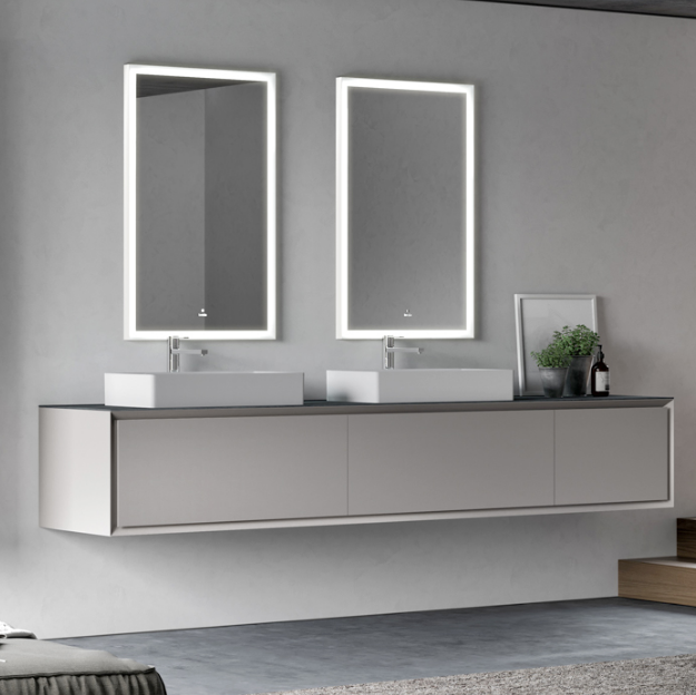 Мебель для ванной Brenta MANHATTAN  180х49.6х40.6 см со столешницей