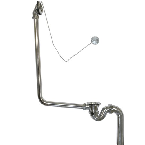 Слив-перелив с гидрозатвором Belbagno хром