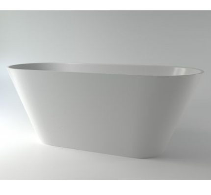 Ванна каменная Holbi Selena Solid Surface 161*68 полированная (с экспозиции салона)