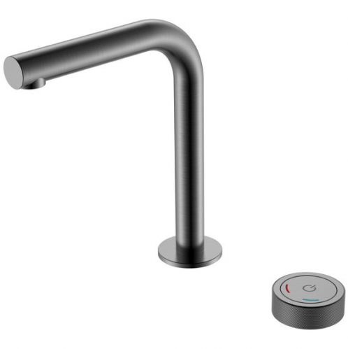 Смеситель для умывальника Boheme Tech  оружейная сталь