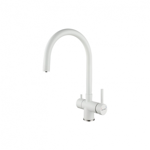 СМЕСИТЕЛЬ PAULMARK HELLER  (БЕЛЫЙ/БЕЛЫЙ МАТОВЫЙ)