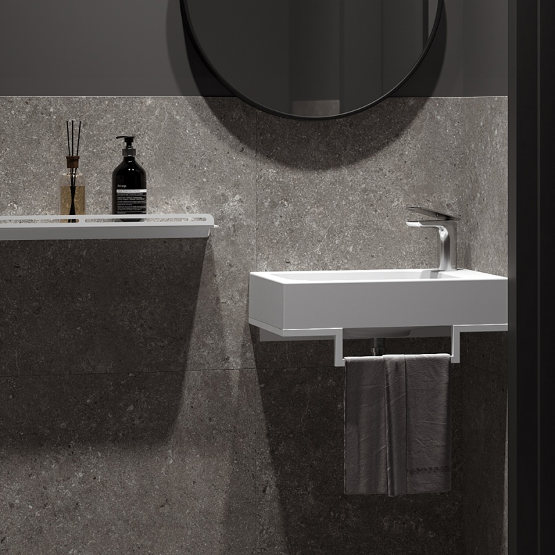 Умывальник Belux ТЕМПО-4 БЕЛЫЙ , ЛЕВЫЙ Belux